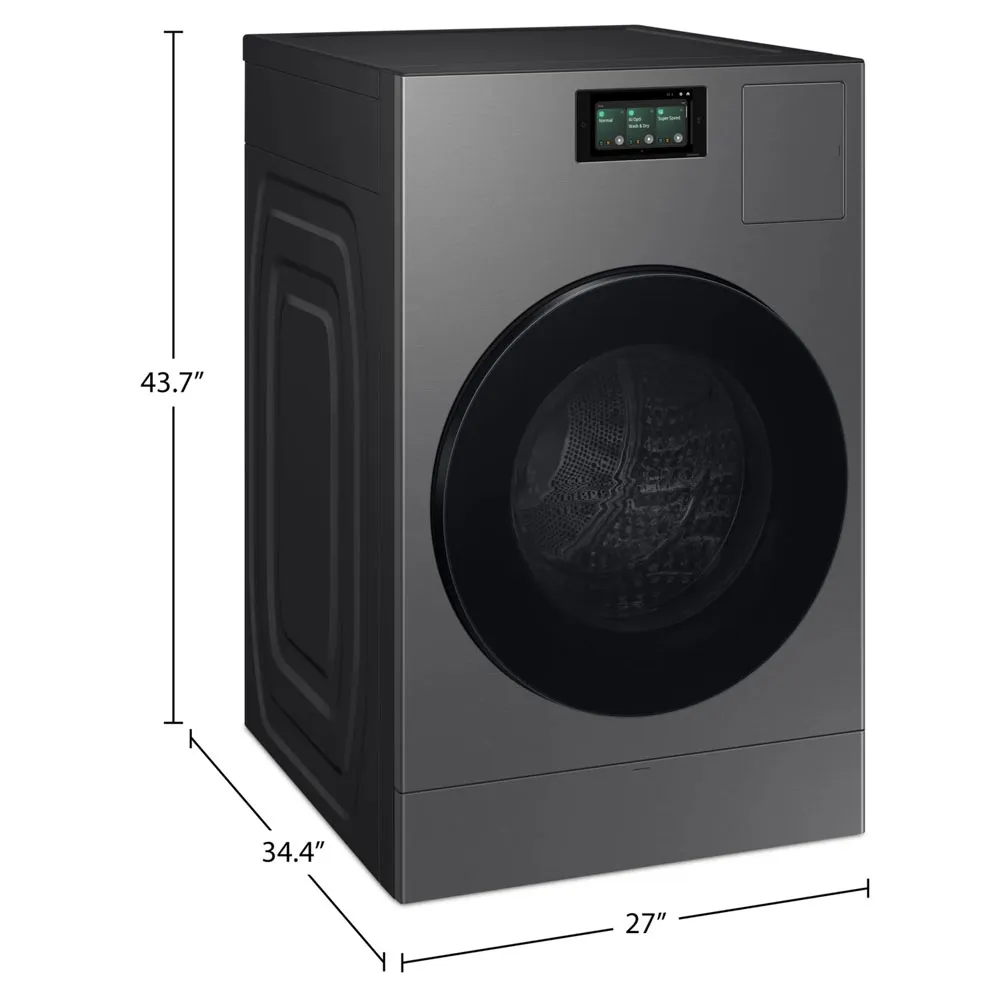 Lavasecadora Carga Frontal 26 Kg / 15 kg WD26DB8995BZAP Gris