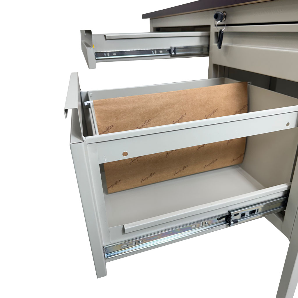 Escritorio de Oficina 3 Gavetas OM-9100 Beige - imagen 6