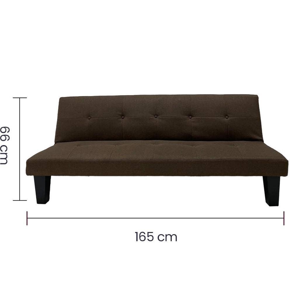 Sofá Cama de Lino Tokoa SA-4294  Café - imagen 4