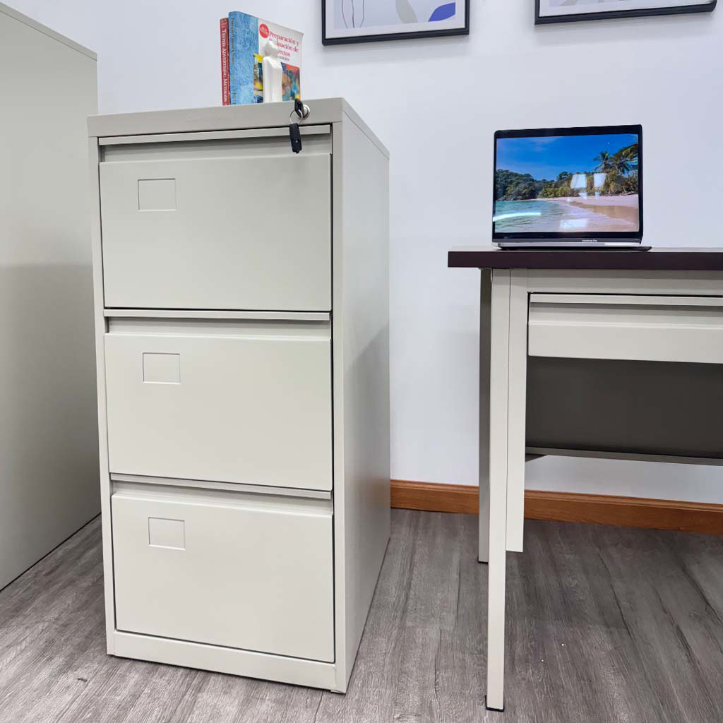 Archivero de Oficina 3 Gavetas Continental OM-9101 Beige - imagen 1