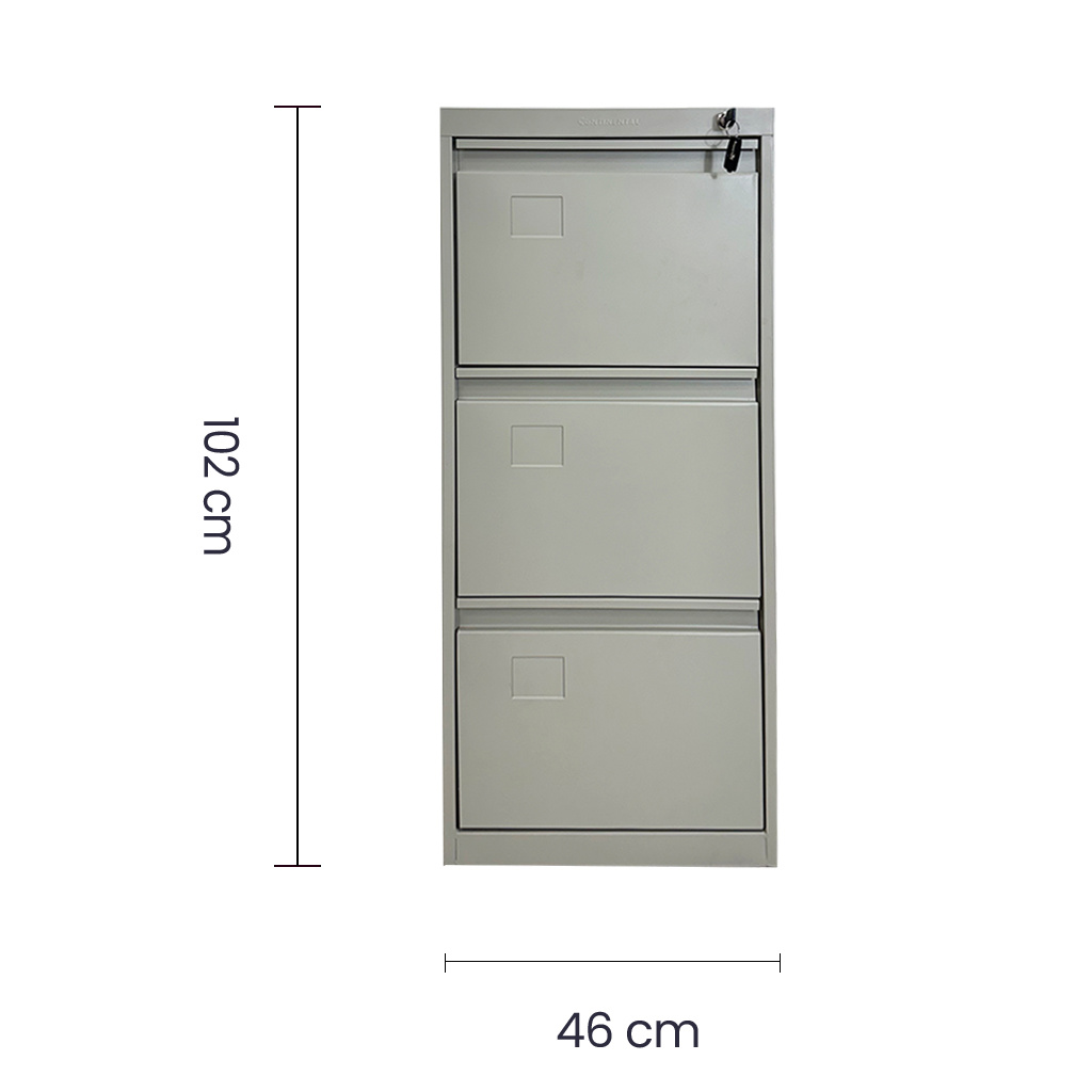 Archivero de Oficina 3 Gavetas Continental OM-9101 Beige - imagen 5