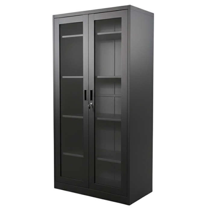 Armario 2 Puertas de Vidrio Negro Tokoa OM-9076 - imagen 1