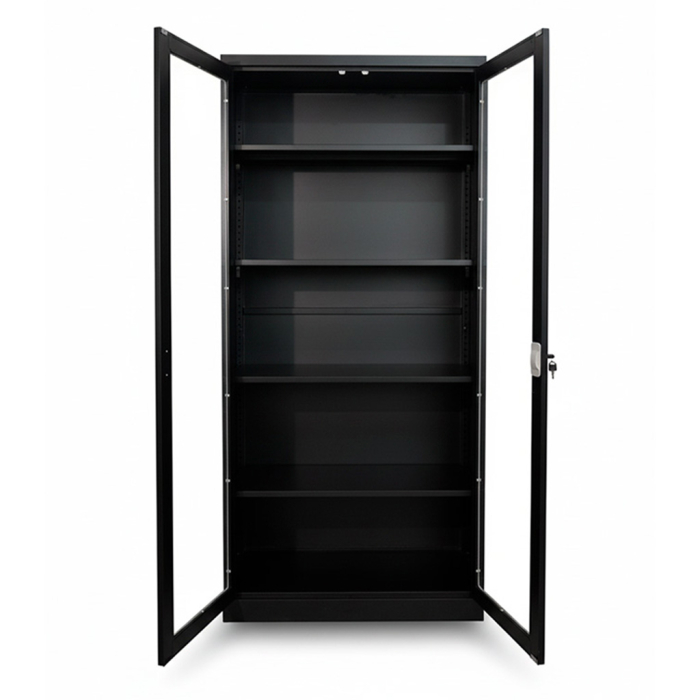 Armario 2 Puertas de Vidrio Negro Tokoa OM-9076 - imagen 2