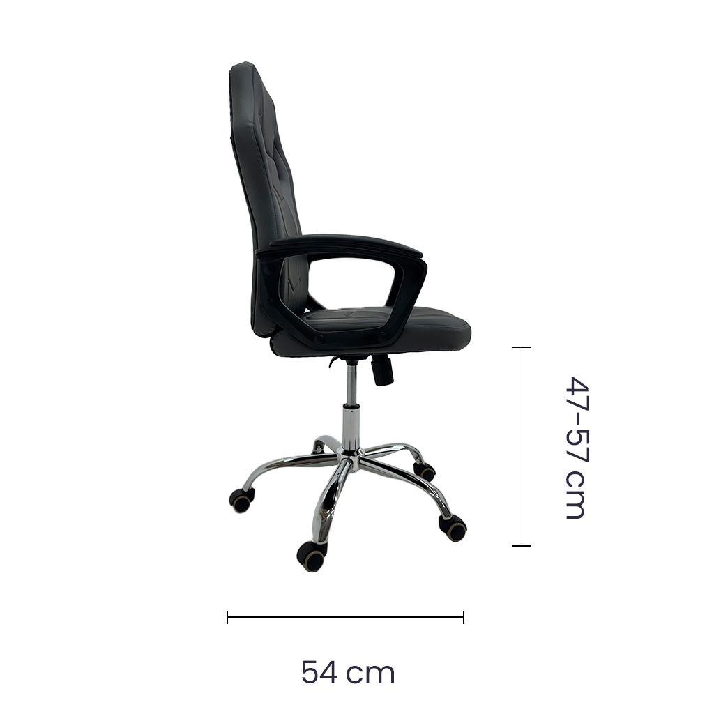 Silla Gamer Ergonómica Tokoa OS-2186 Negro/Gris - imagen 4
