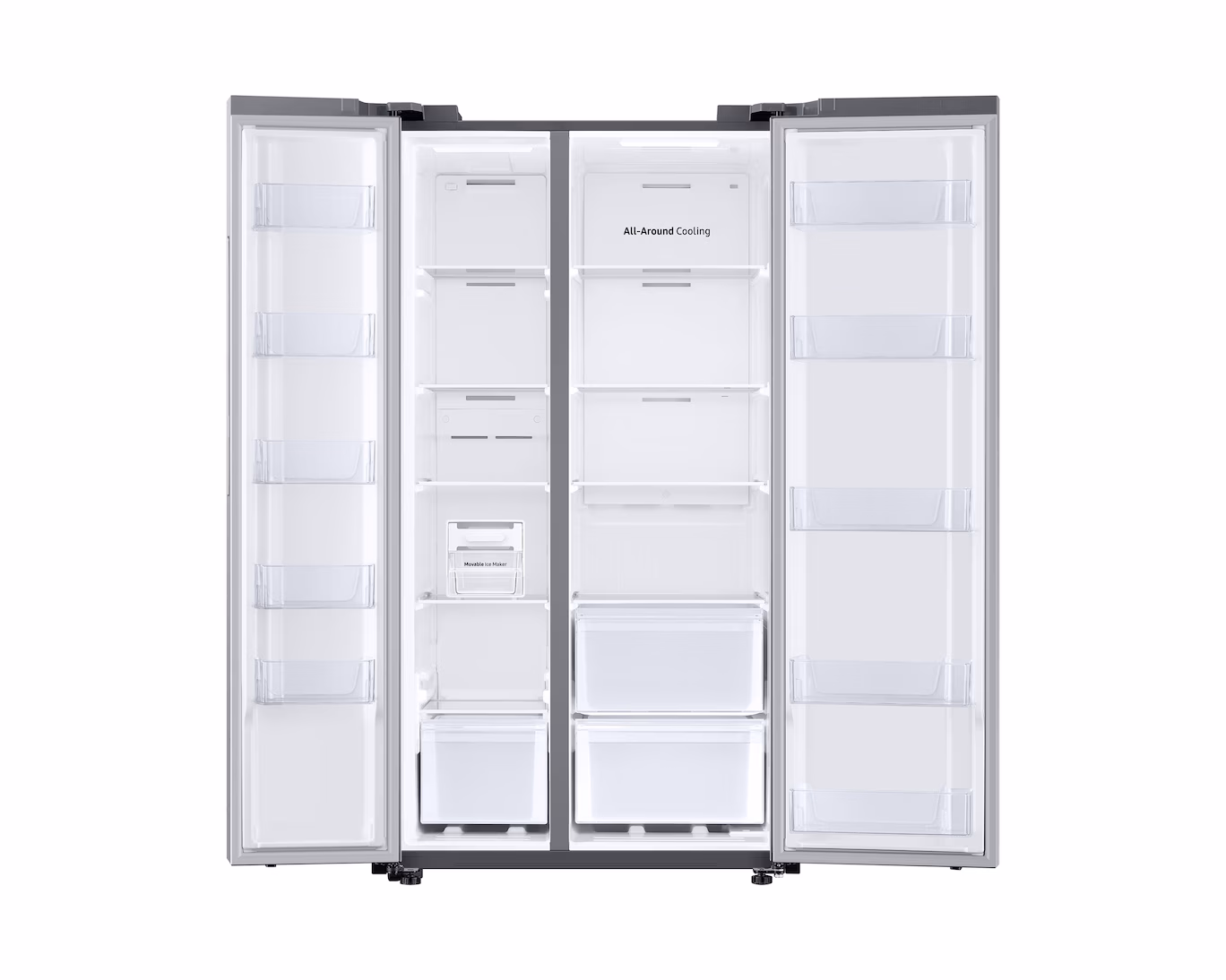 Refrigeradora Samsung Side by Side de 23 pies cúbicos RS23T5B00S9/AP Gris - imagen 4