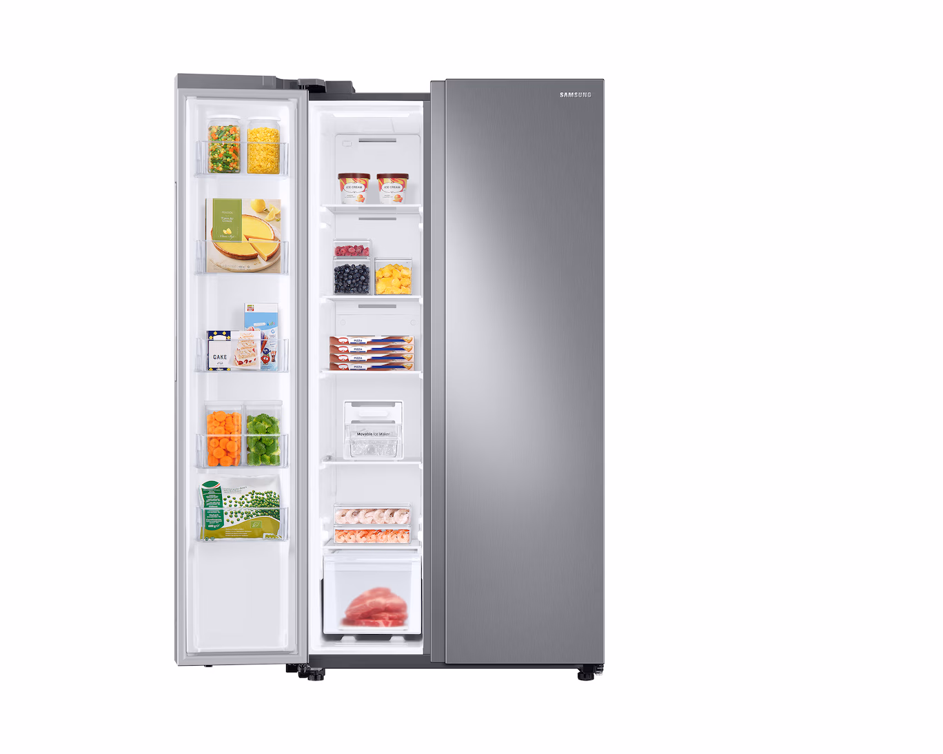 Refrigeradora Samsung Side by Side de 23 pies cúbicos RS23T5B00S9/AP Gris - imagen 6