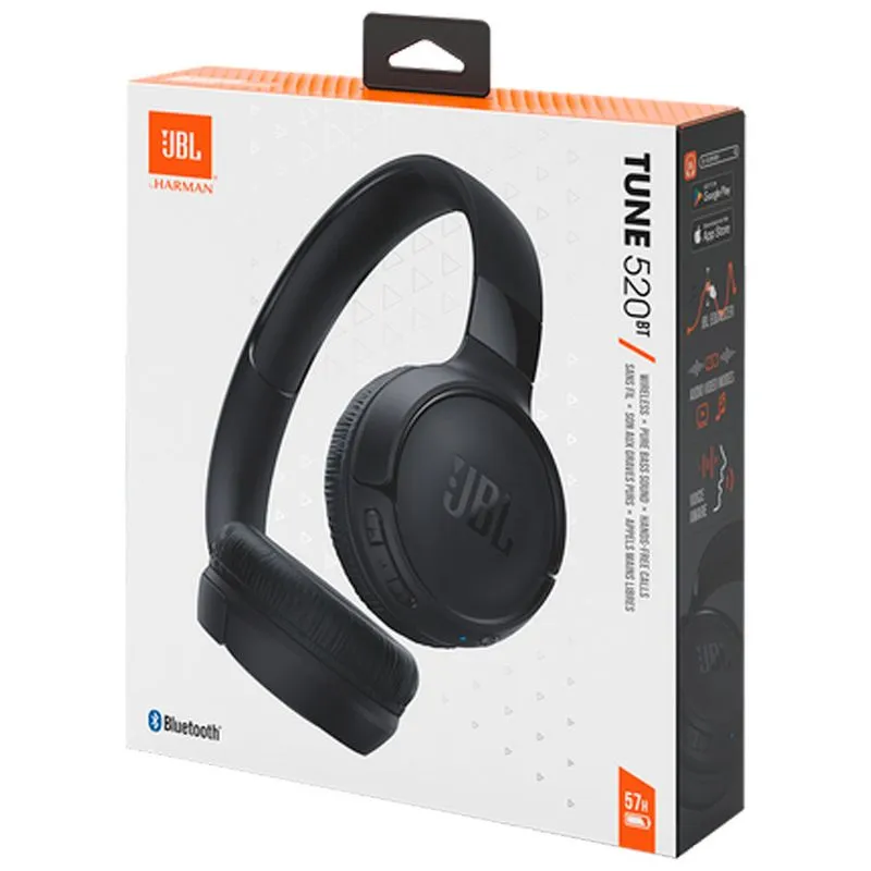 Audífonos Inalámbricos de Diadema Tune 520BT JBLT520BTBLKAMNegro - imagen 9