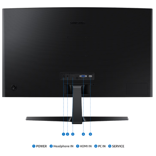 Monitor Curvo Samsung 27" Essential S3 100Hz FHD LS27D366GANXZA - imagen 3