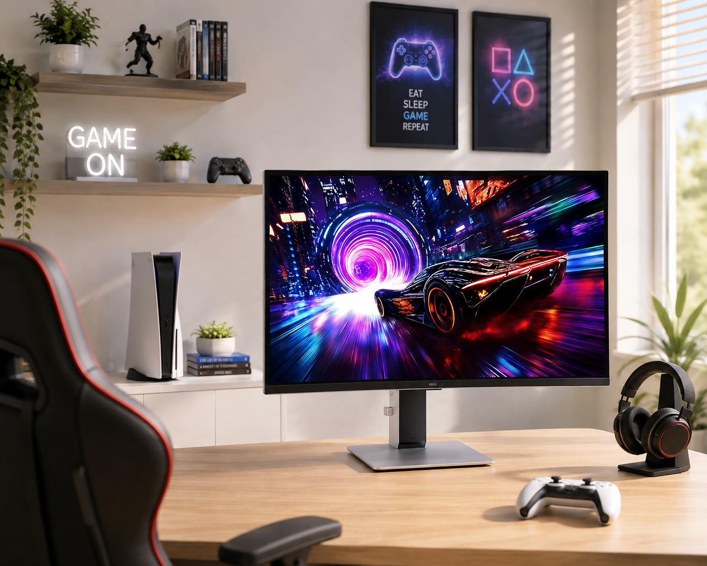Monitor Gamer Samsung 27" Odyssey G8 Plano 4K 240Hz LS27DG802SNXZA