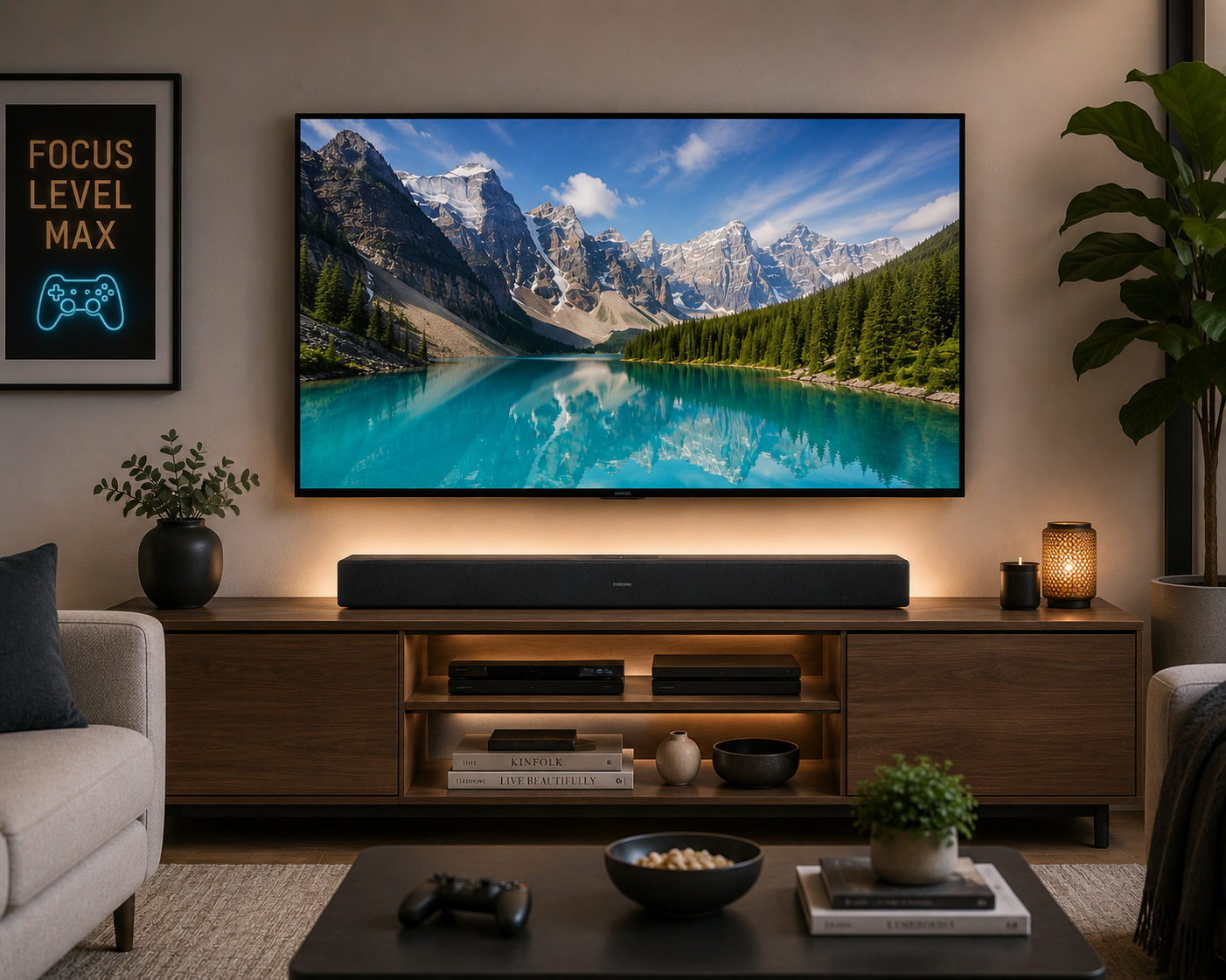Barra de Sonido Samsung 2.0 Ch Woofer HW-B400F  - imagen 1