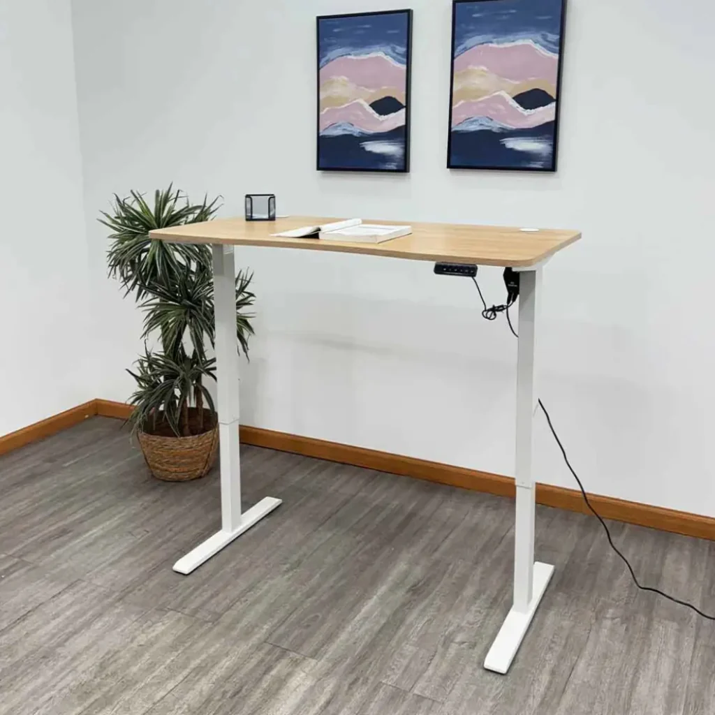 Escritorio Standing Desk Ajustable120x60 cm OM-2225 Blanco