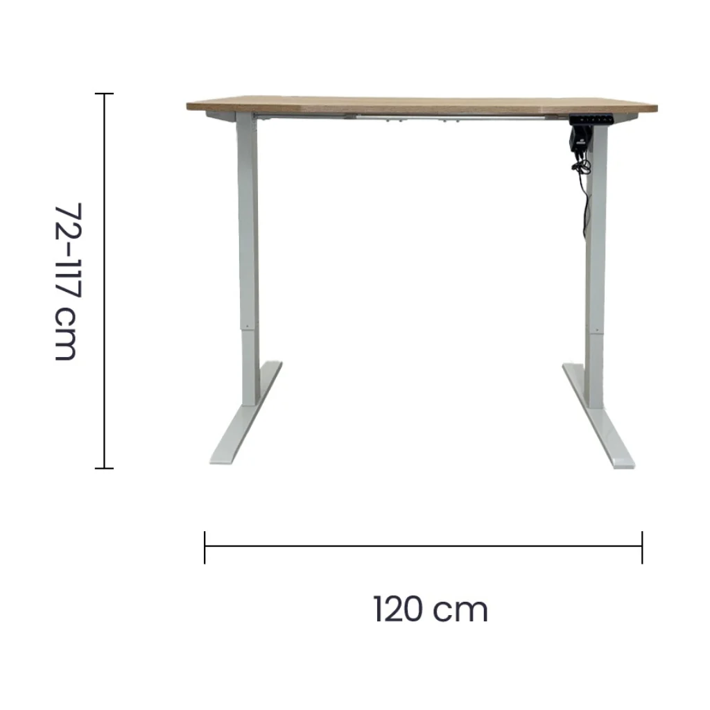 Escritorio Standing Desk Ajustable120x60 cm OM-2225 Blanco - imagen 5