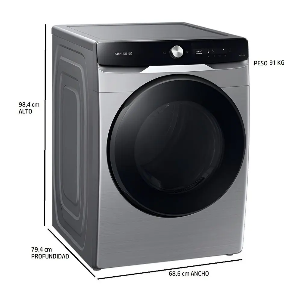 Lavadora Carga Frontal Samsung 22 Kg Super Velocidad WF22C6400AP/AP - imagen 11