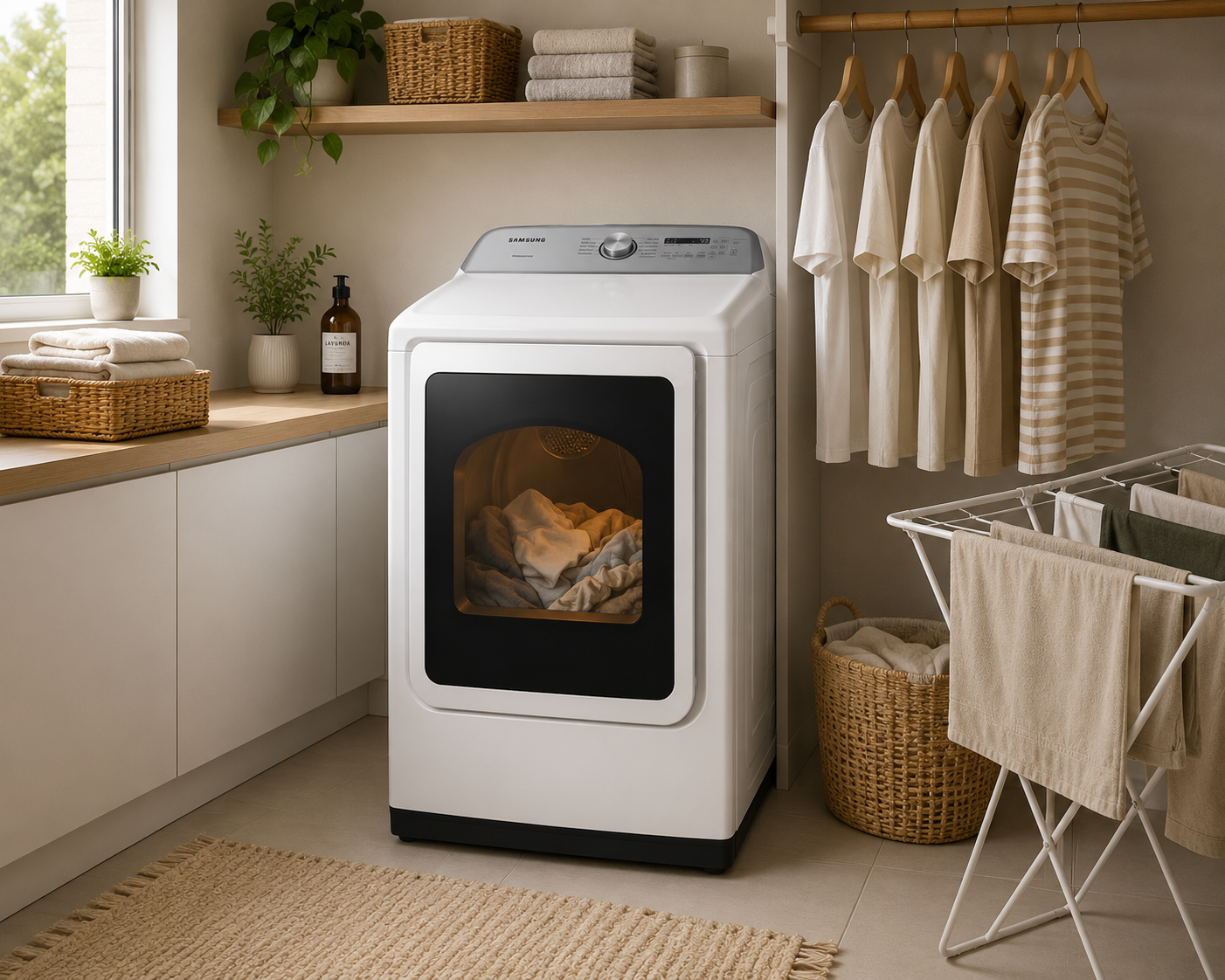 Secadora a Gas Samsung 24 Kg Carga Frontal DV24A5370PW/AP  - imagen 1