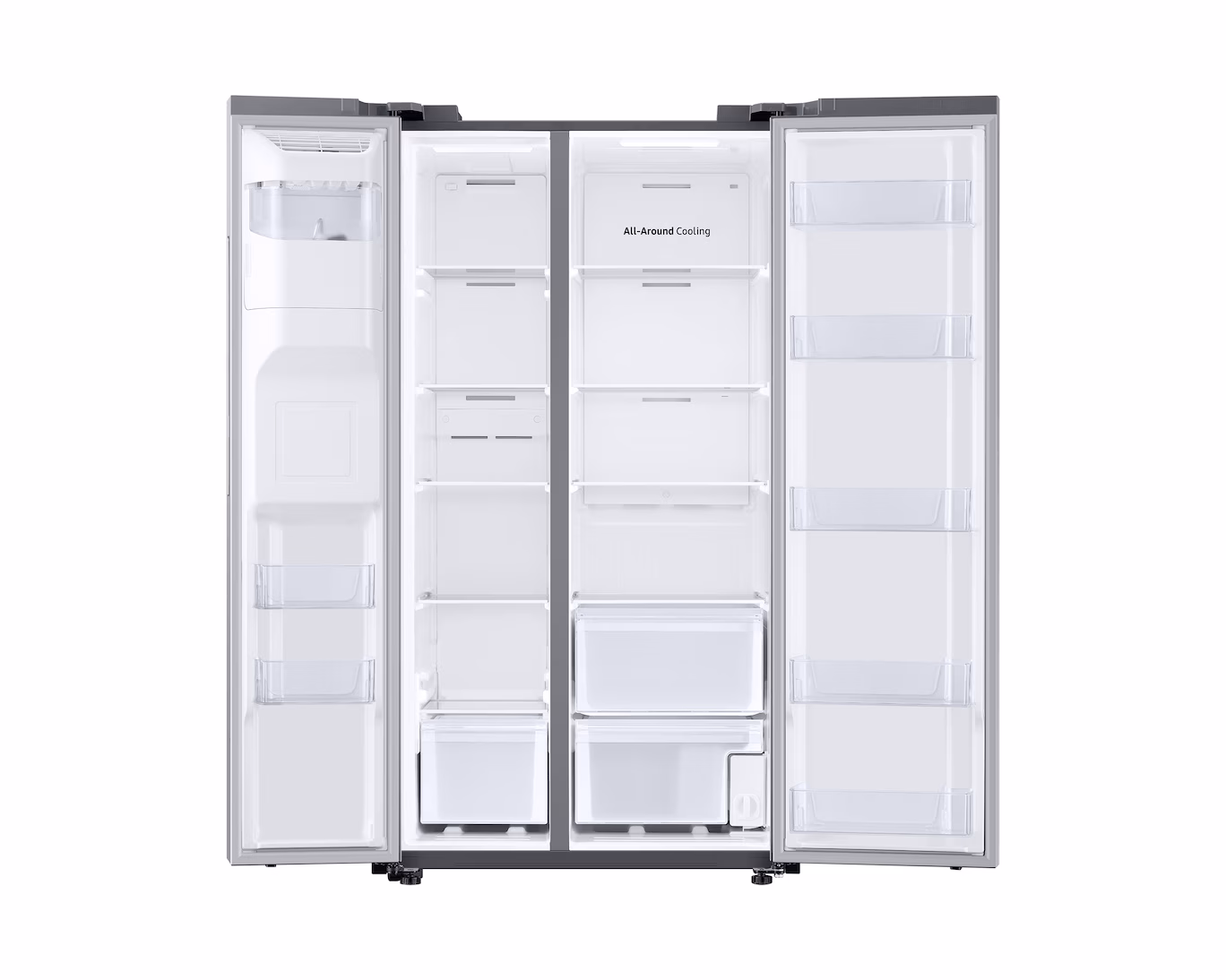 Refrigeradora Samsung Side by Side 27"  con Dispensador RS27T5200S9/AP Gris - imagen 5
