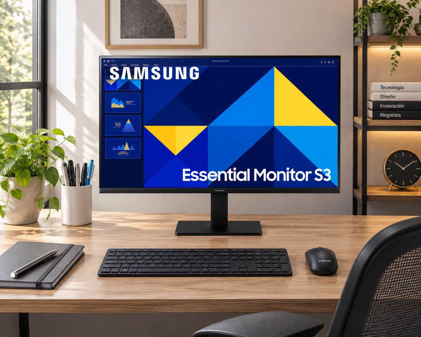 Monitor Samsung 27" Essential S3 S30GD Full HD IPS 100Hz 