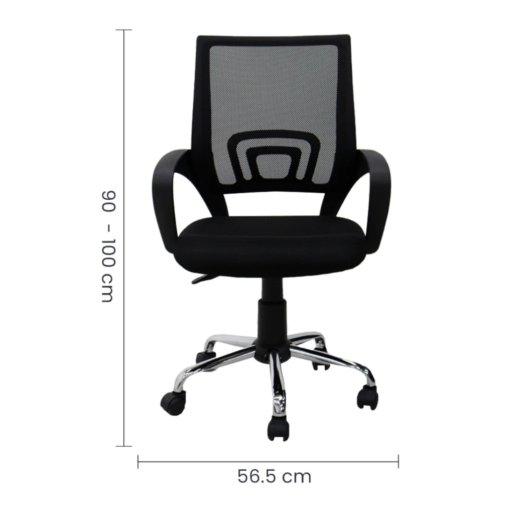 Silla Semi Ejecutiva Tokoa OS-2117 Malla Negra - imagen 3