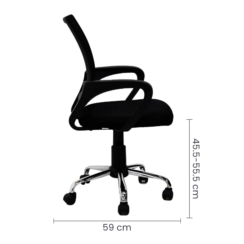 Silla Semi Ejecutiva Tokoa OS-2117 Malla Negra - imagen 4