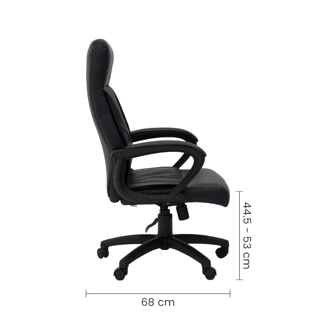Silla Ejecutiva Tokoa OS-2162 de Vinilo Negra - imagen 4