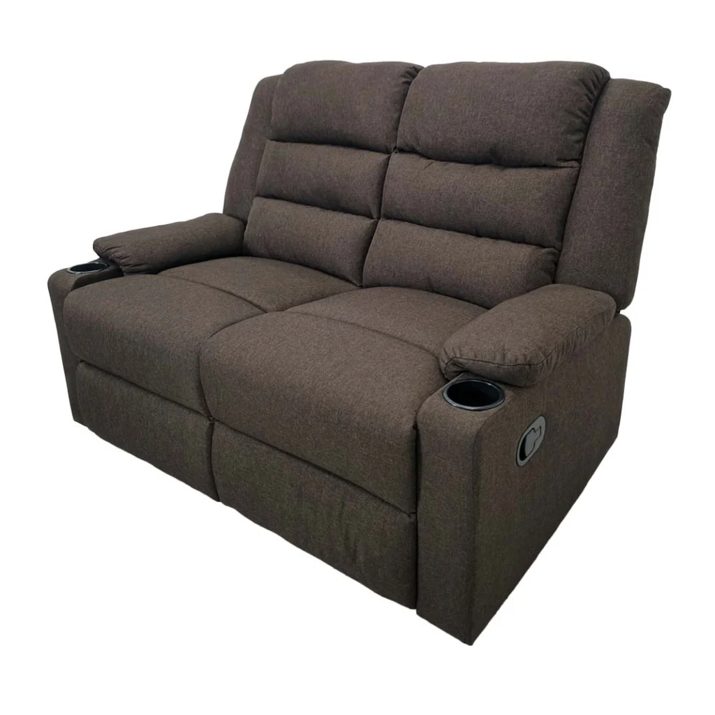 Sofá Doble Reclinable Tokoa SA-4364 Lino Café - imagen 6
