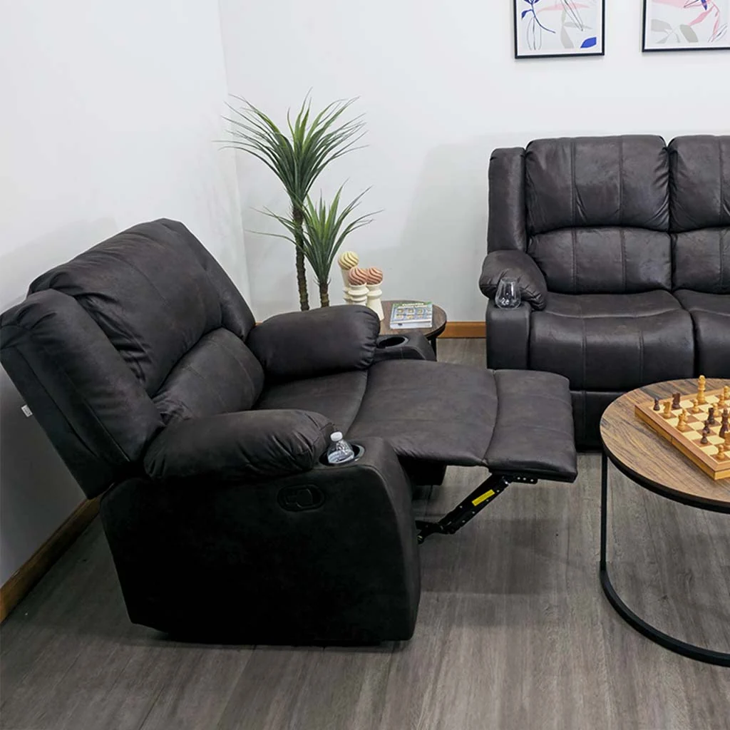 Sillón Reclinable Tokoa Microcuero SA-4368 Café - imagen 1