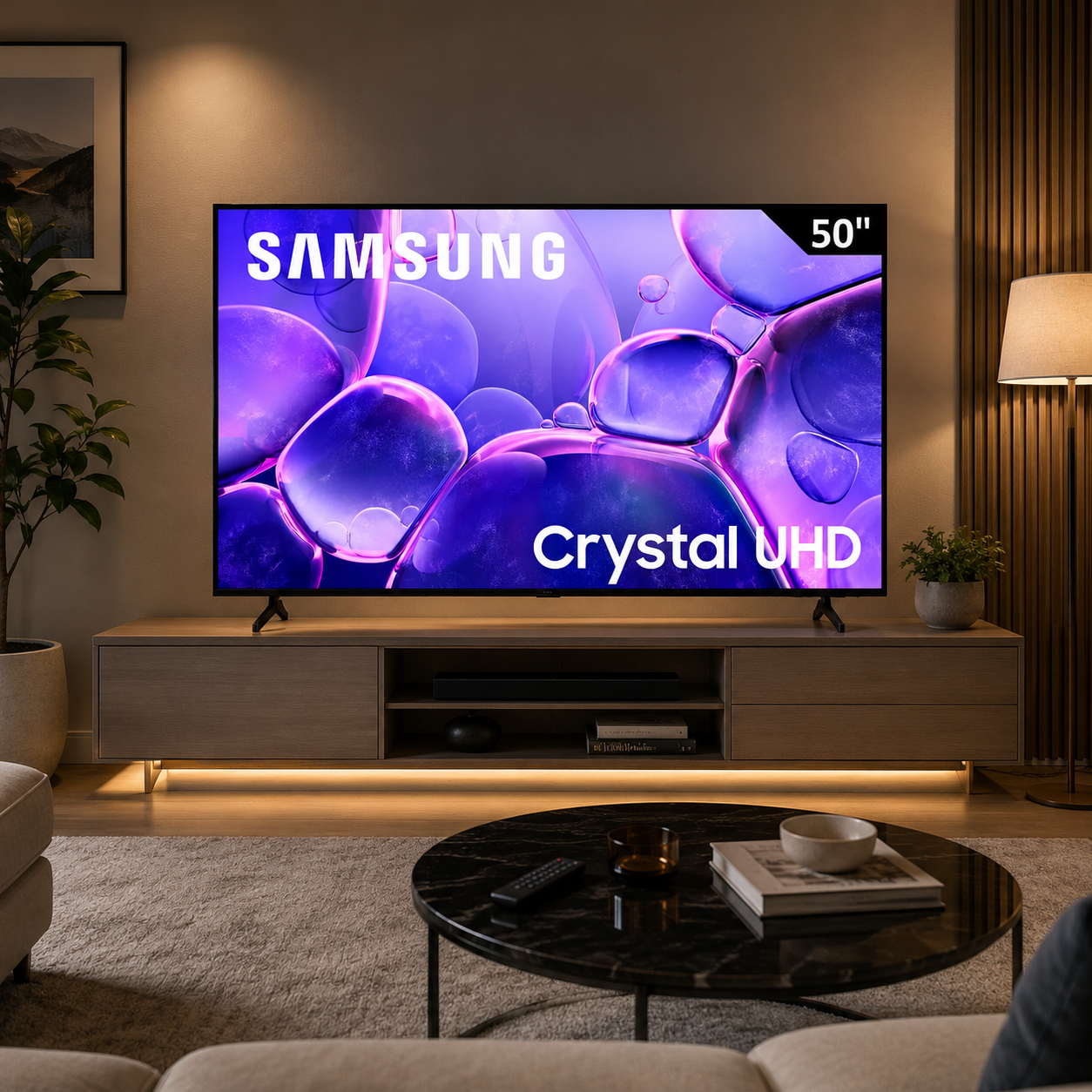 Pantalla Smart TV Samsung 50" Crystal 4K UN50U8000FPXPA - imagen 1