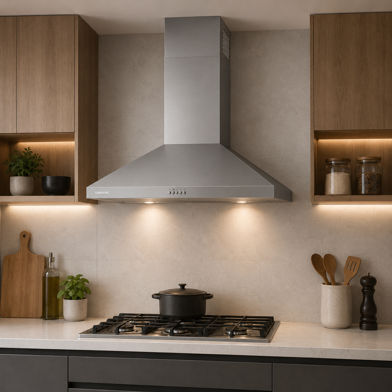 Extractor de Grasa Campana de Pared 30" Acero Inoxidable NK30R5000WS/AP - imagen 1