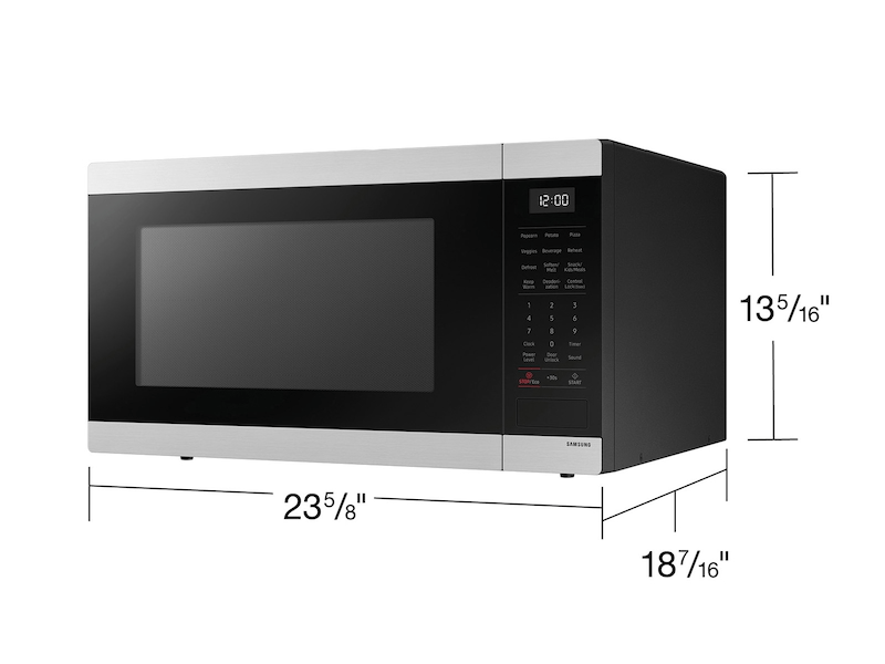 Horno Microondas Samsung 1.9 pies Interior Cerámico MS19DG8500SRAA Gris - imagen 8