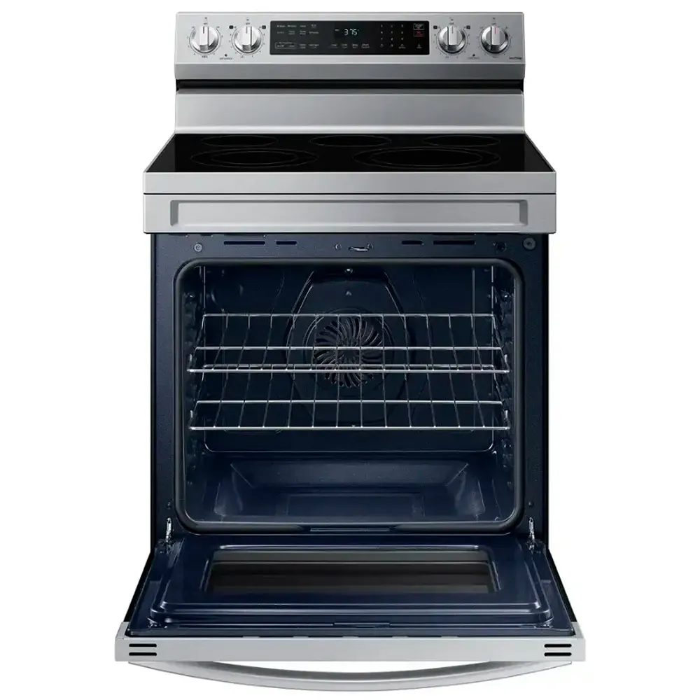 Cocina Eléctrica Samsung 30" 5 Quemadores NE63F6311SR/AP Plateado - imagen 3