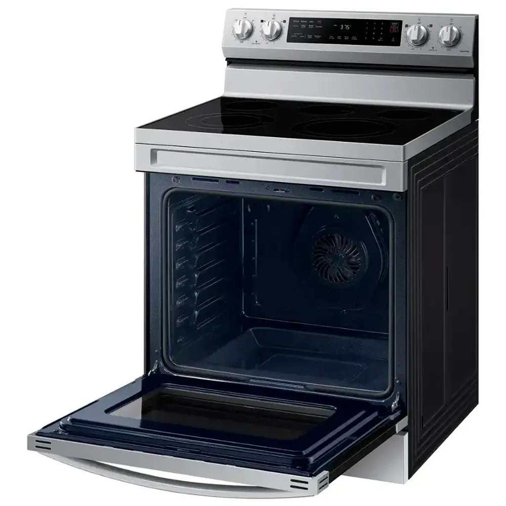 Cocina Eléctrica Samsung 30" 5 Quemadores NE63F6311SR/AP Plateado - imagen 6