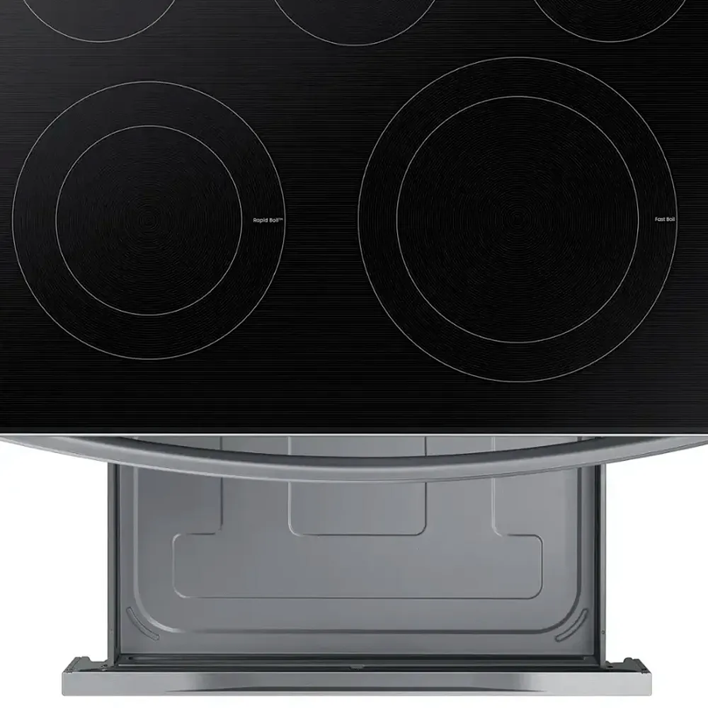 Cocina Eléctrica Samsung 30" 5 Quemadores NE63F6311SR/AP Plateado - imagen 9