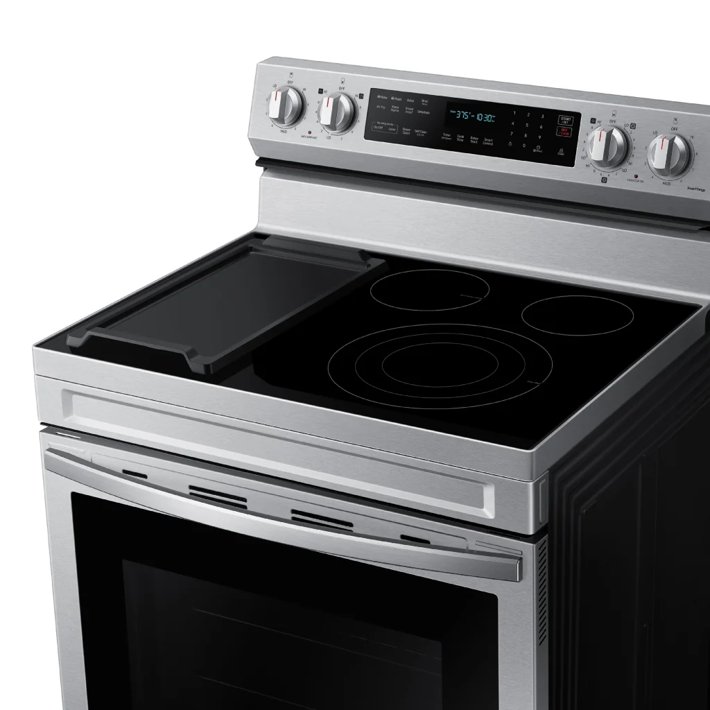 Cocina Eléctrica 30" 5 Quemadores Wifi Silver NE63F6711SR/AP - imagen 4