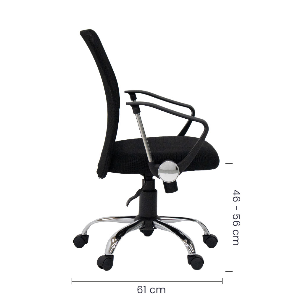 Silla de Oficina Semi-Ejecutiva Tokoa OS-DT385 Negra - imagen 4