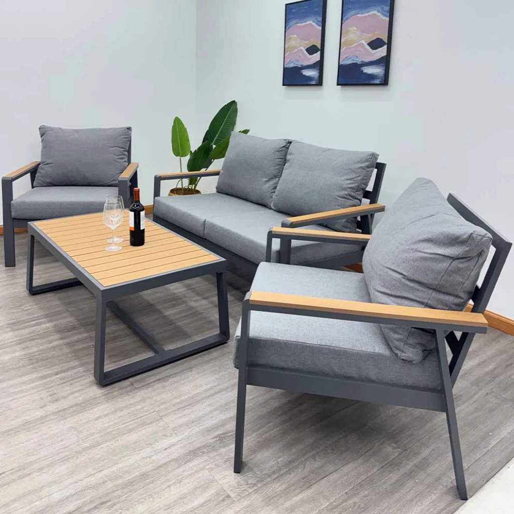 Juego de Sala Exterior Tokoa de 4 Piezas con Mesa EX-7182  - imagen 7