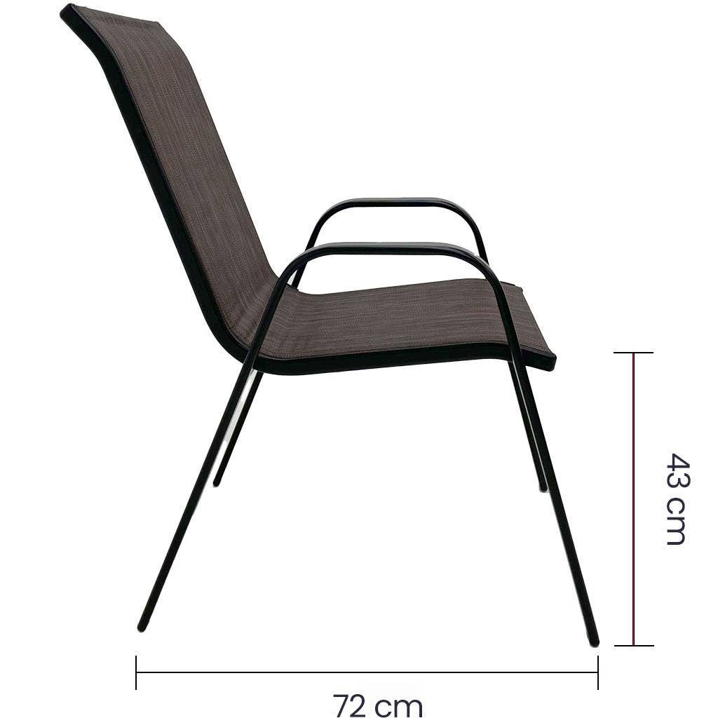 Silla Multiuso Tokoa EX-7142 Café - imagen 4