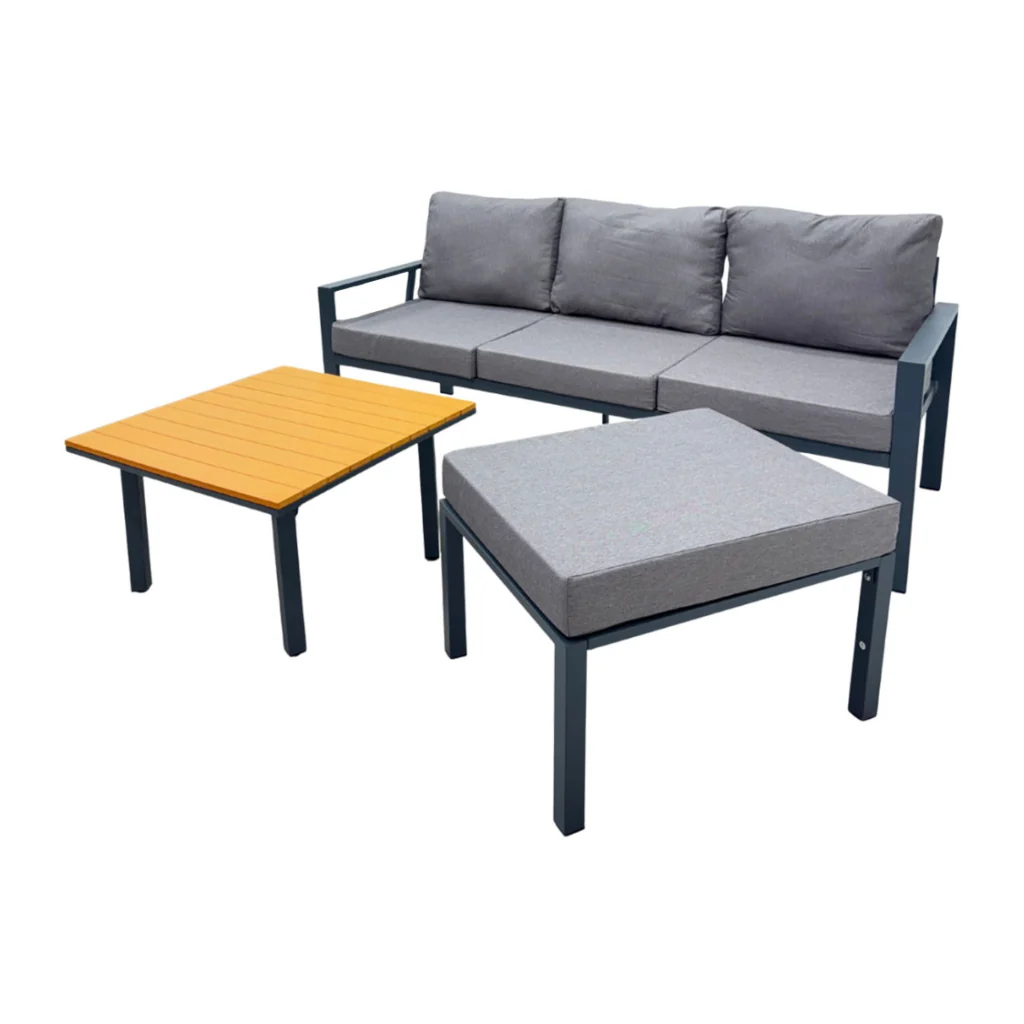 Juego de Sala para Exterior TOKOA 3 Cuerpos Mesa Piecero EX-7188 - imagen 3