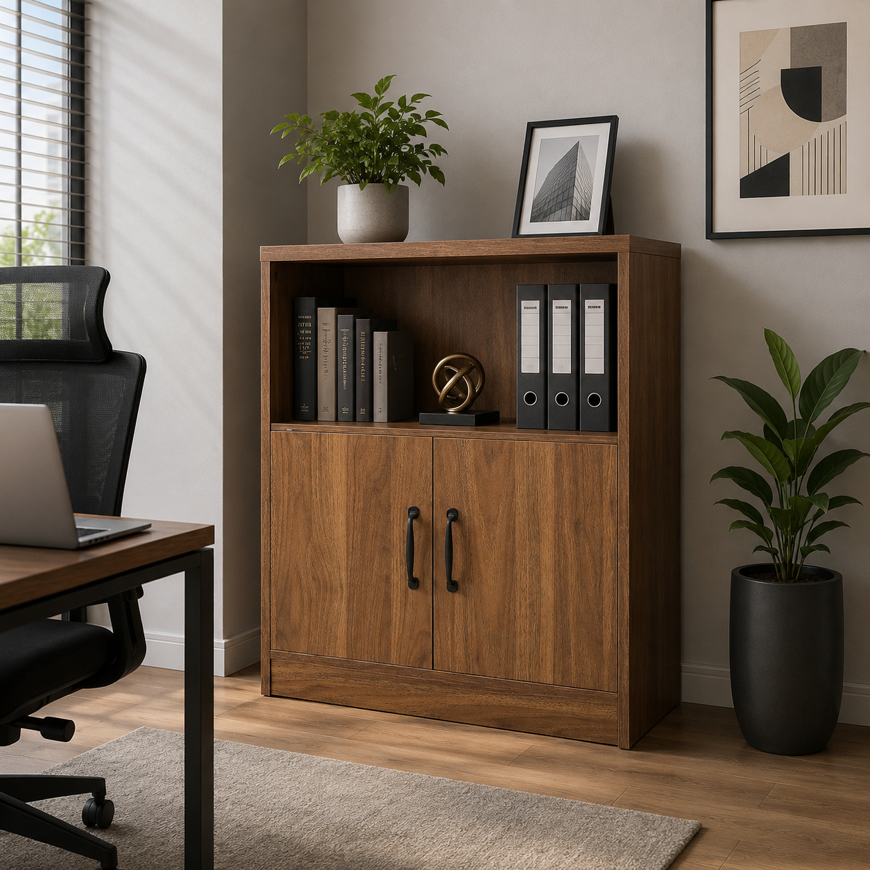 Mueble de Oficina con Puertas 60 cm Tokoa OM-2174