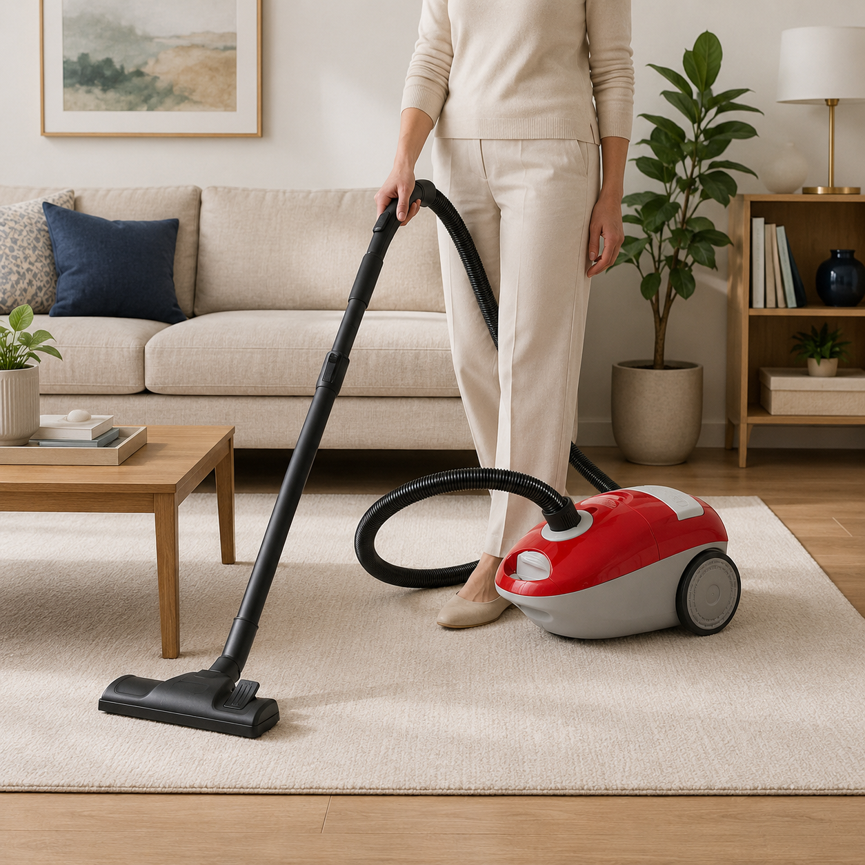 Aspiradora de Bolsa Black+Decker® VCBD603 Gris y Roja