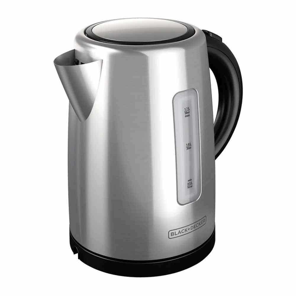 Hervidor de Agua Eléctrico Black+Decker 1.7 L Acero Inoxidable KE2000SD - imagen 2