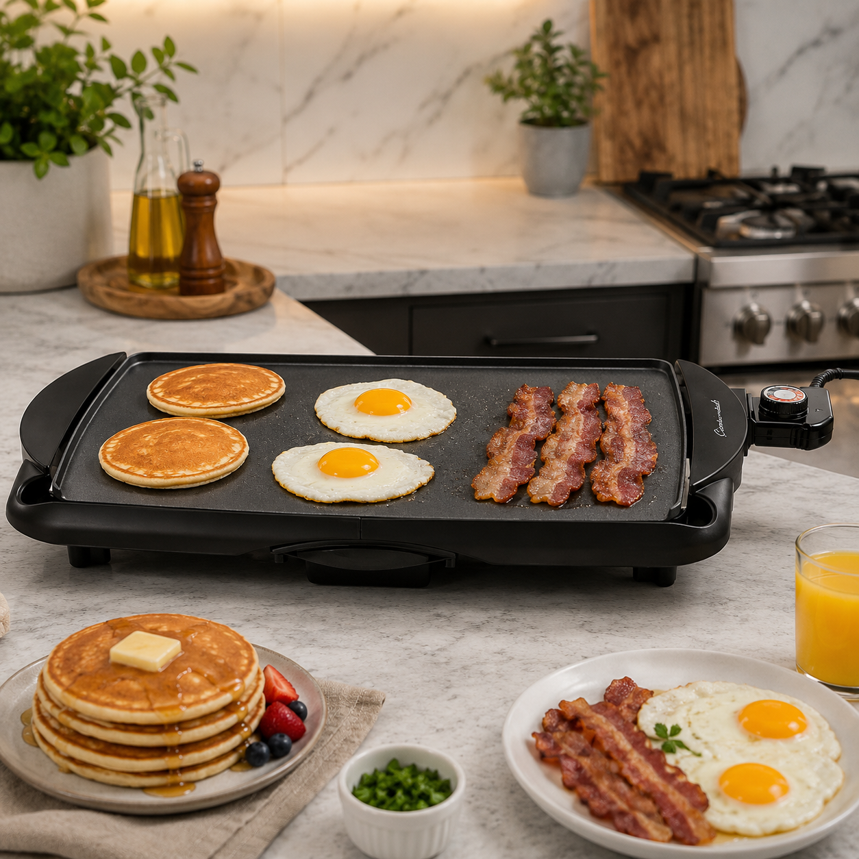 Sartén Plancha Eléctrica Continental 20" Antiadherente CE23811CR - imagen 1