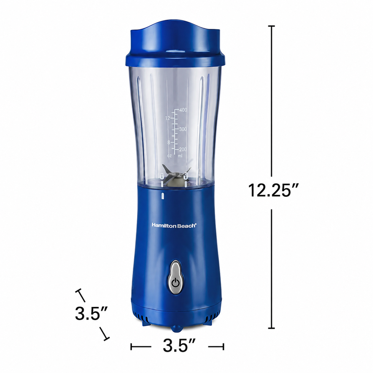 Licuadora Personal Hamilton Beach 175W 414ml 51132G Azul - imagen 5