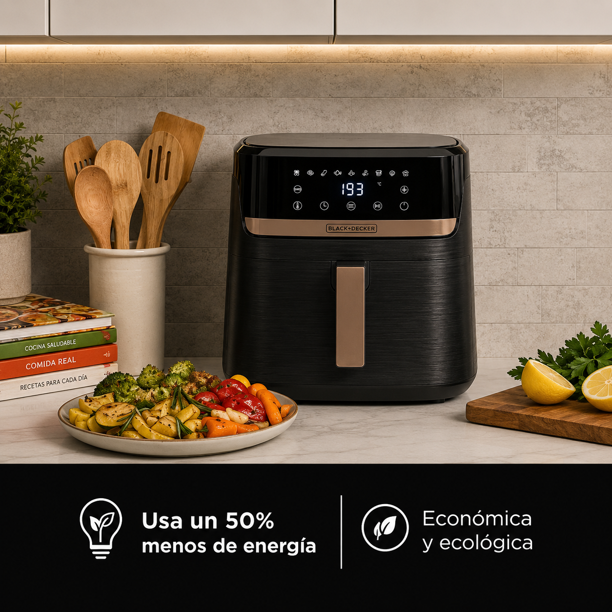 Freidora de Aire Digital Black+Decker 7.5 Litros AFBD82-1BDLA - imagen 10