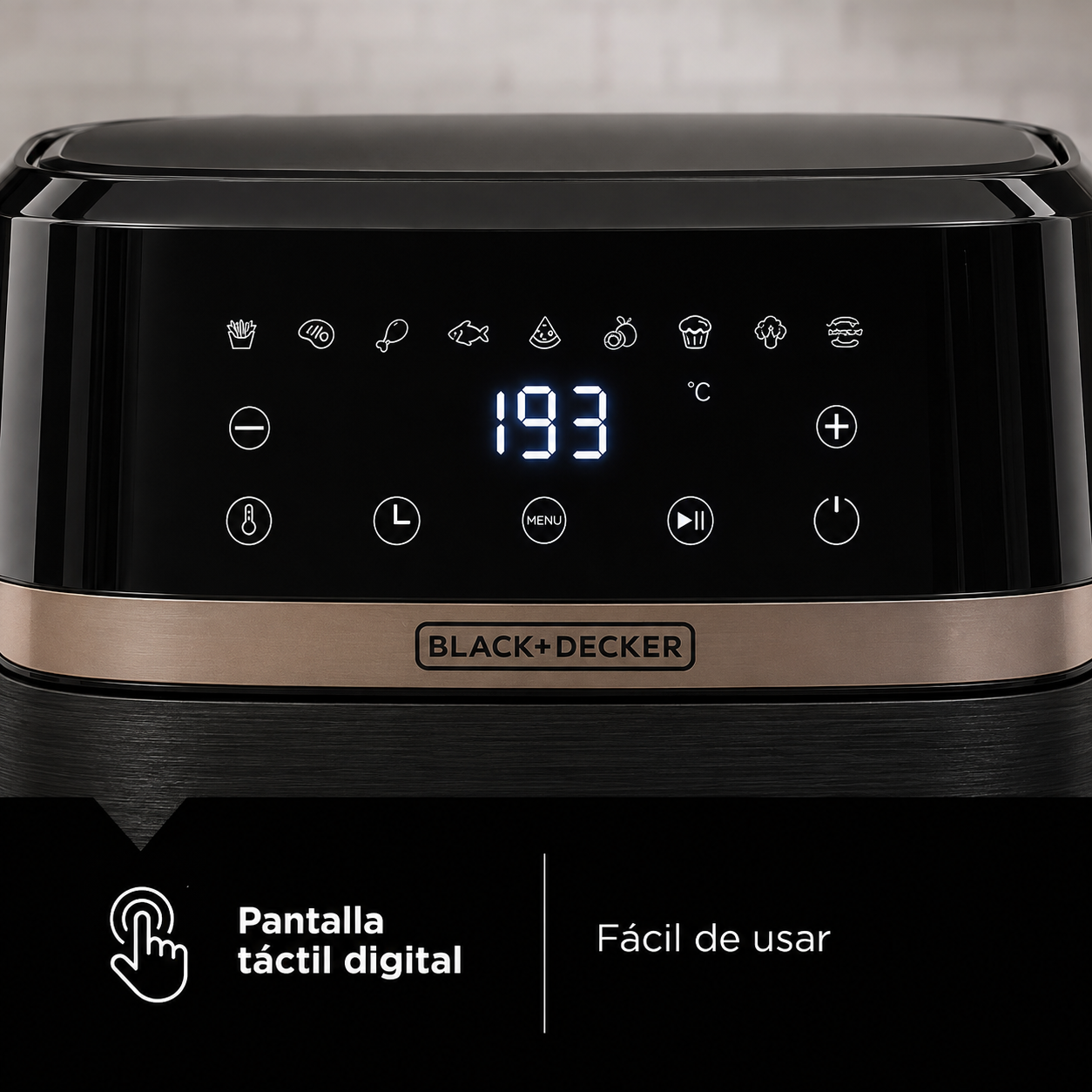 Freidora de Aire Digital Black+Decker 7.5 Litros AFBD82-1BDLA - imagen 13