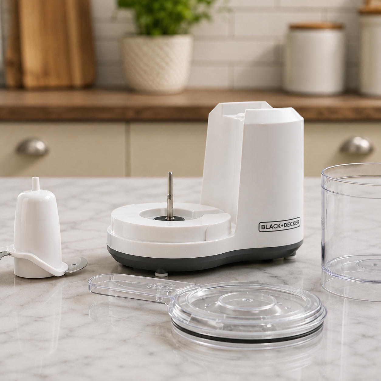 Picatodo Black+Decker 1.5 Tazas Eléctrico  HC150W Blanco - imagen 3