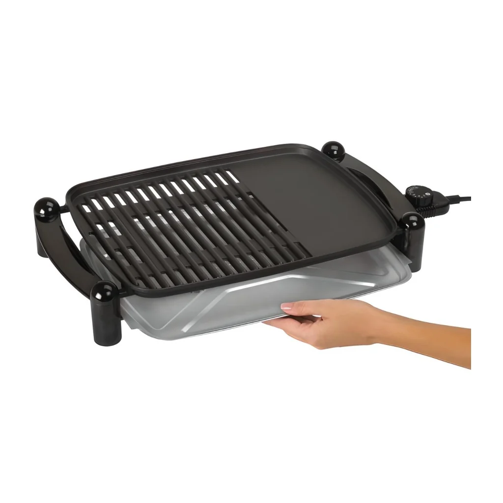 Parrilla y Plancha Eléctrica Black+Decker 1500W  IG201 Negra - imagen 3