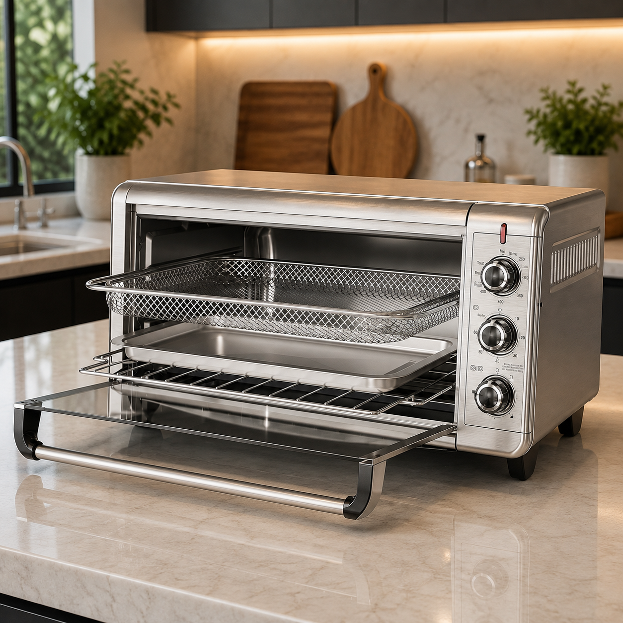 Horno con Freidora de Aire Black+Decker 9 Rebanadas TO4315SS-LA - imagen 2