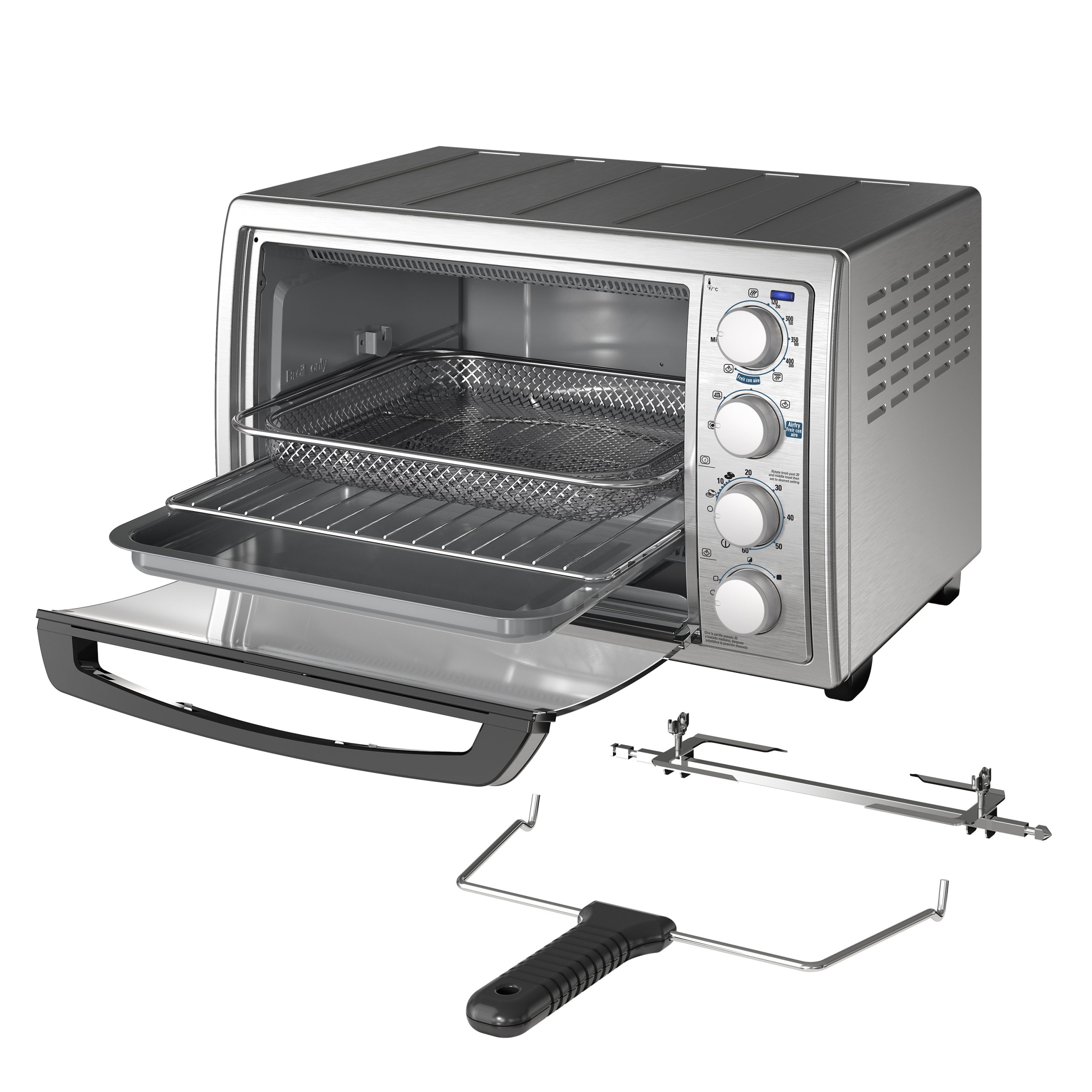 Horno con Freidora de Aire Black+Decker 9 Rebanadas TO4315SS-LA - imagen 5