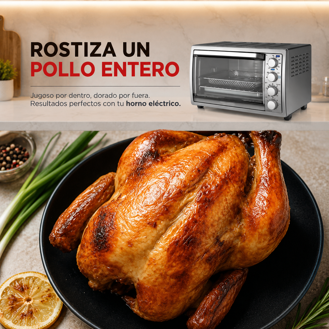 Horno con Freidora de Aire Black+Decker 9 Rebanadas TO4315SS-LA - imagen 7