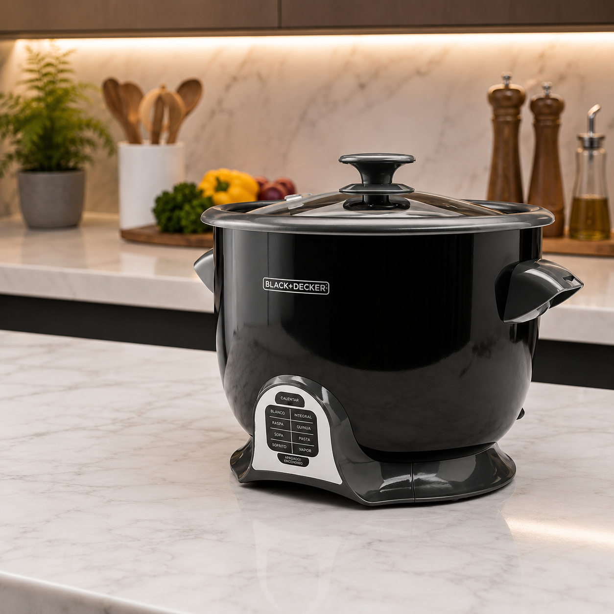 Olla Arrocera Multifuncional Black+Decker 28 Tazas RCD628B Negra - imagen 3
