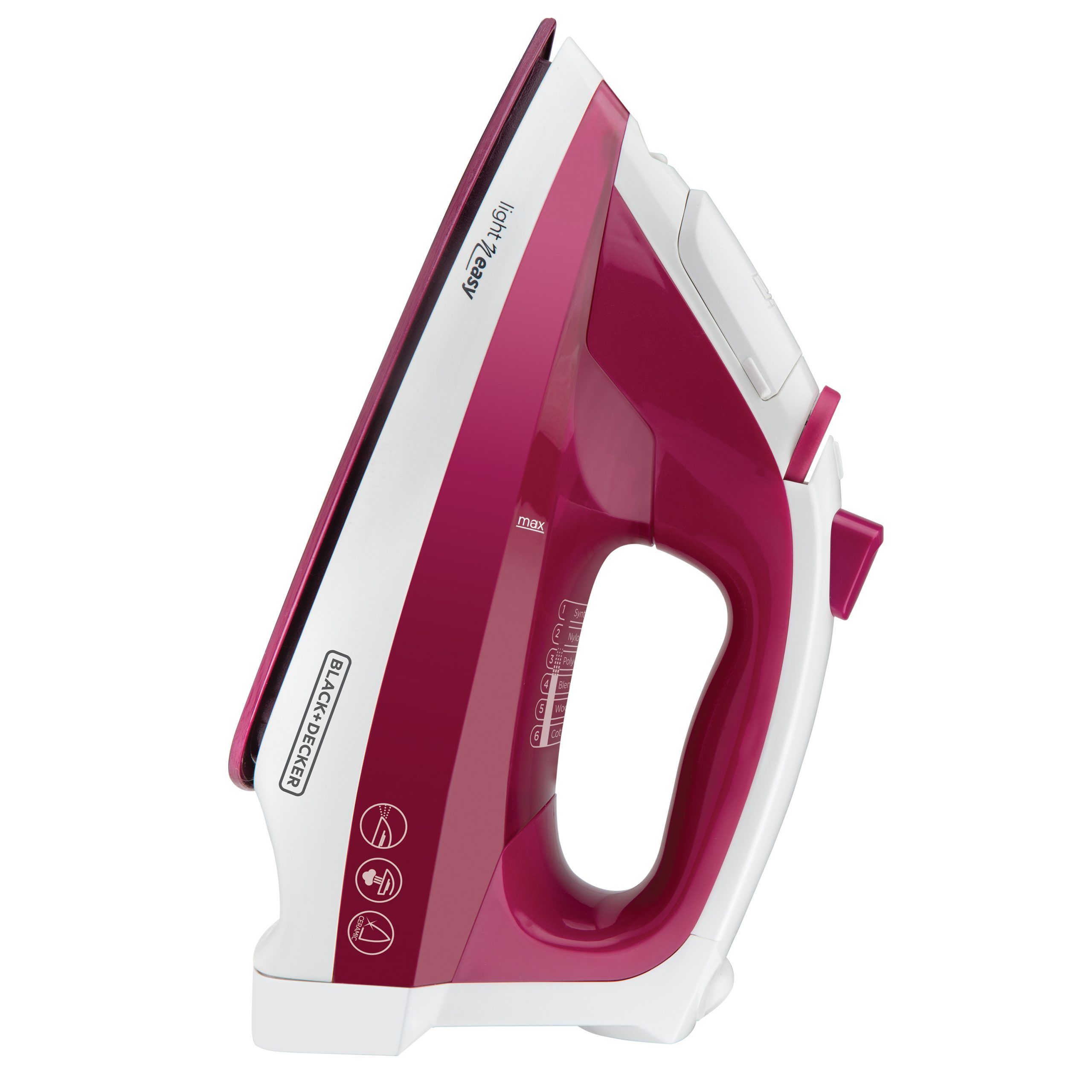 Plancha de Vapor Black+Decker Antideslizante IR1850 Morada - imagen 5